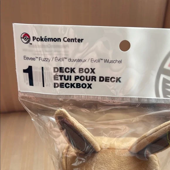 Pokemon Eevee Deck Box - Brown and Cream - Picture 9 of 10